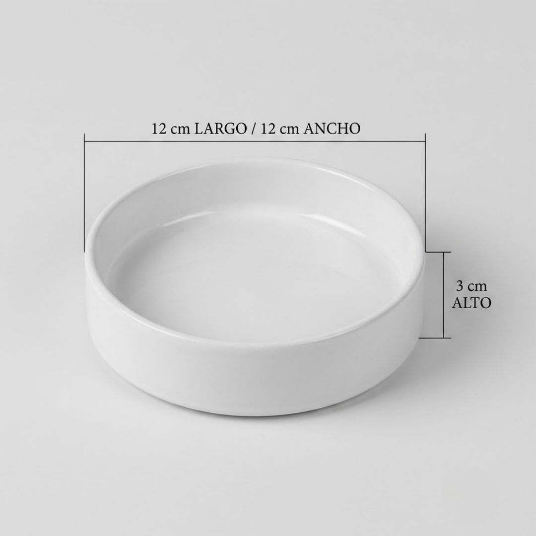 Plato aperitivo de cerámica