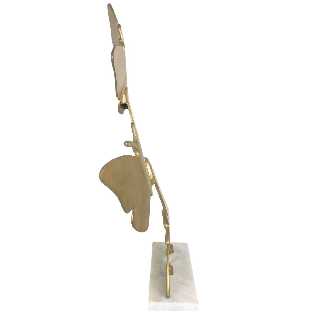 Escultura Mariposas Doradas