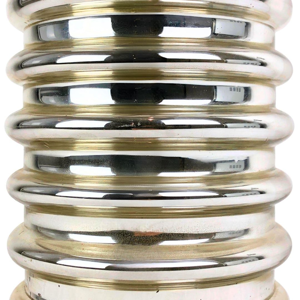 Jarrón con efecto anillos