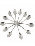 Set de 12 cucharas plateado