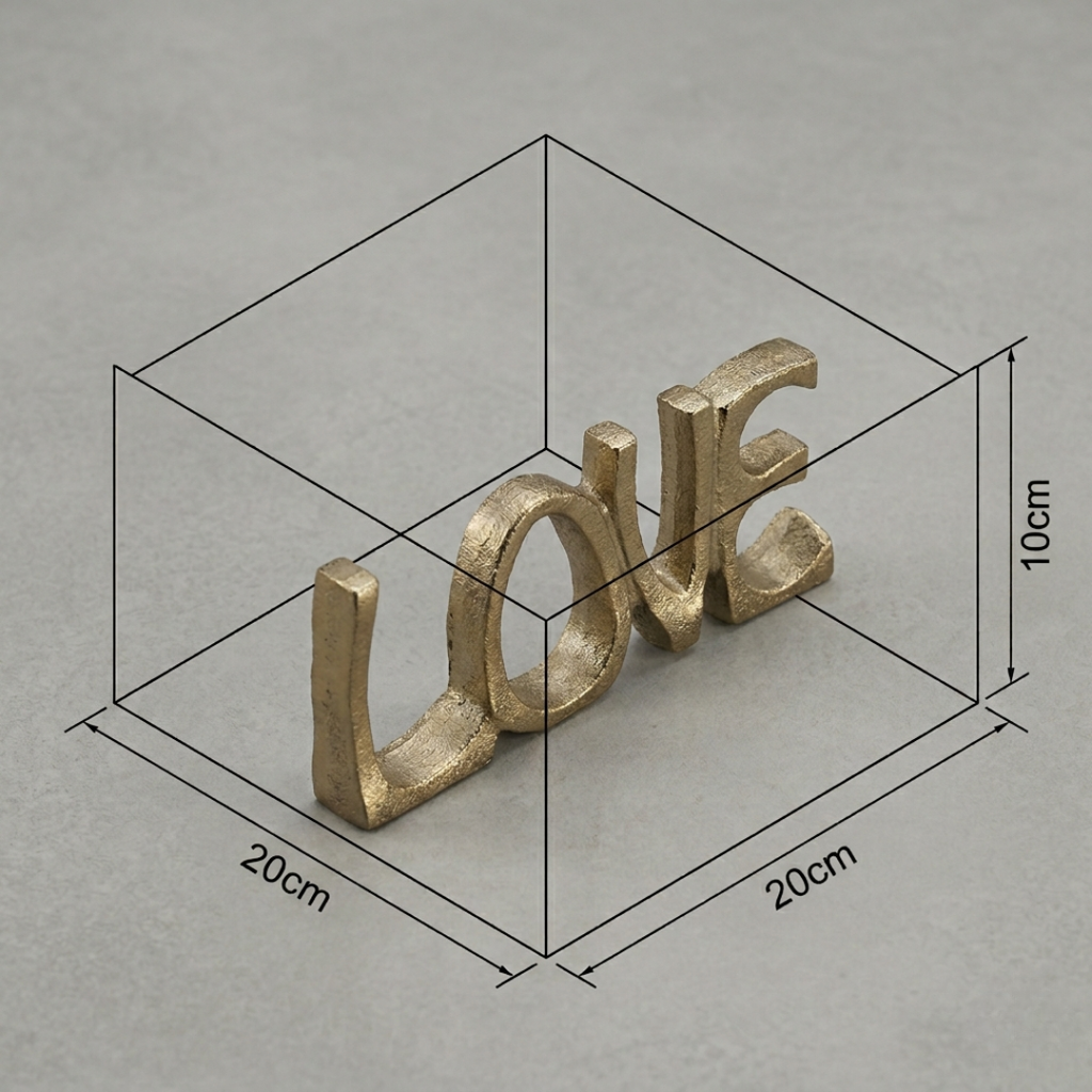 Letrero decorativo LOVE
