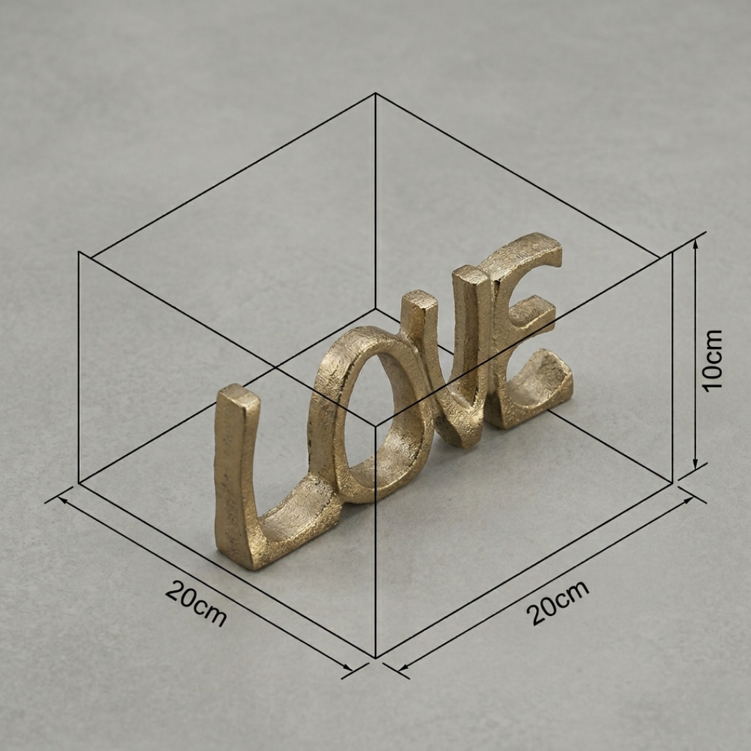 Letrero decorativo LOVE