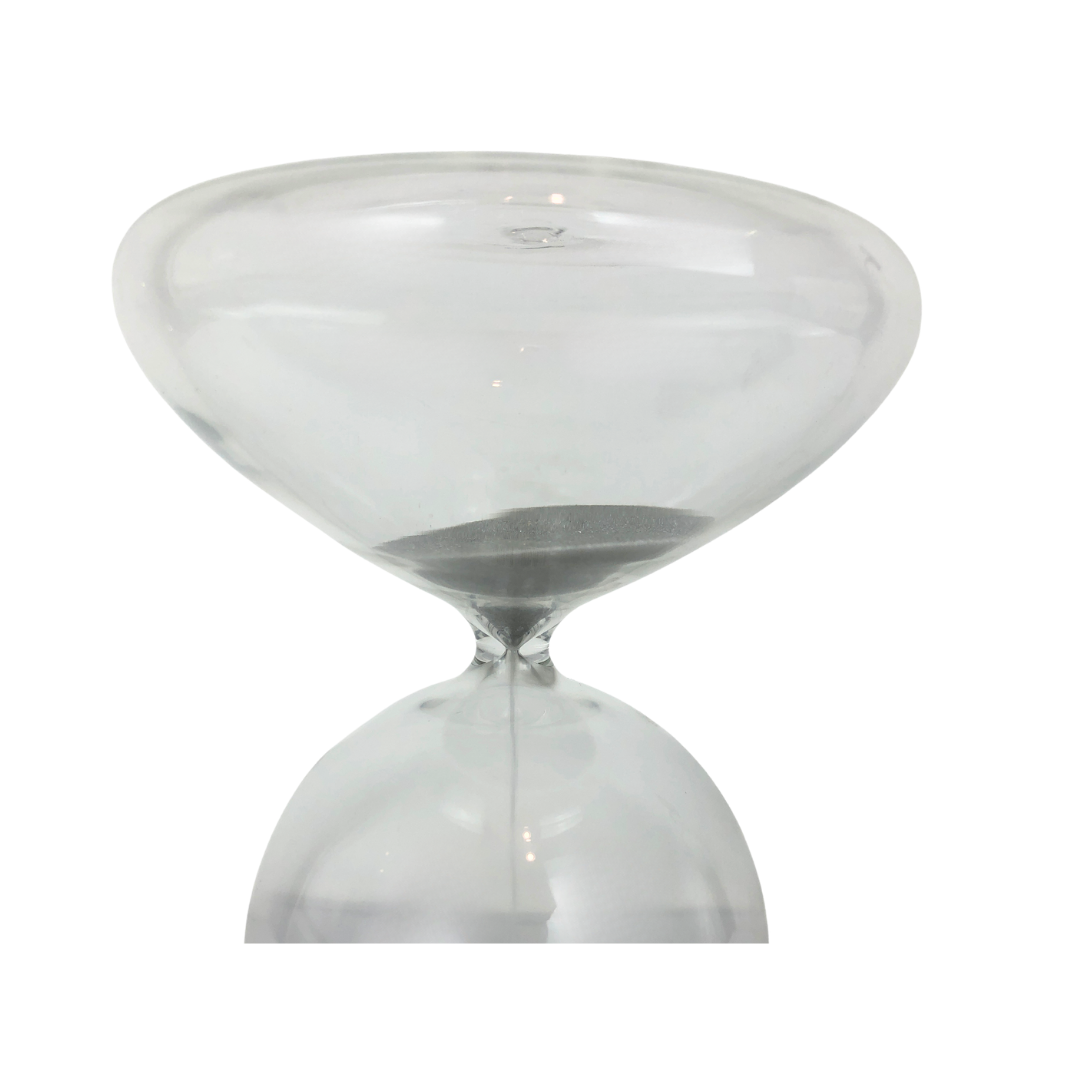 Reloj de arena vidrio
