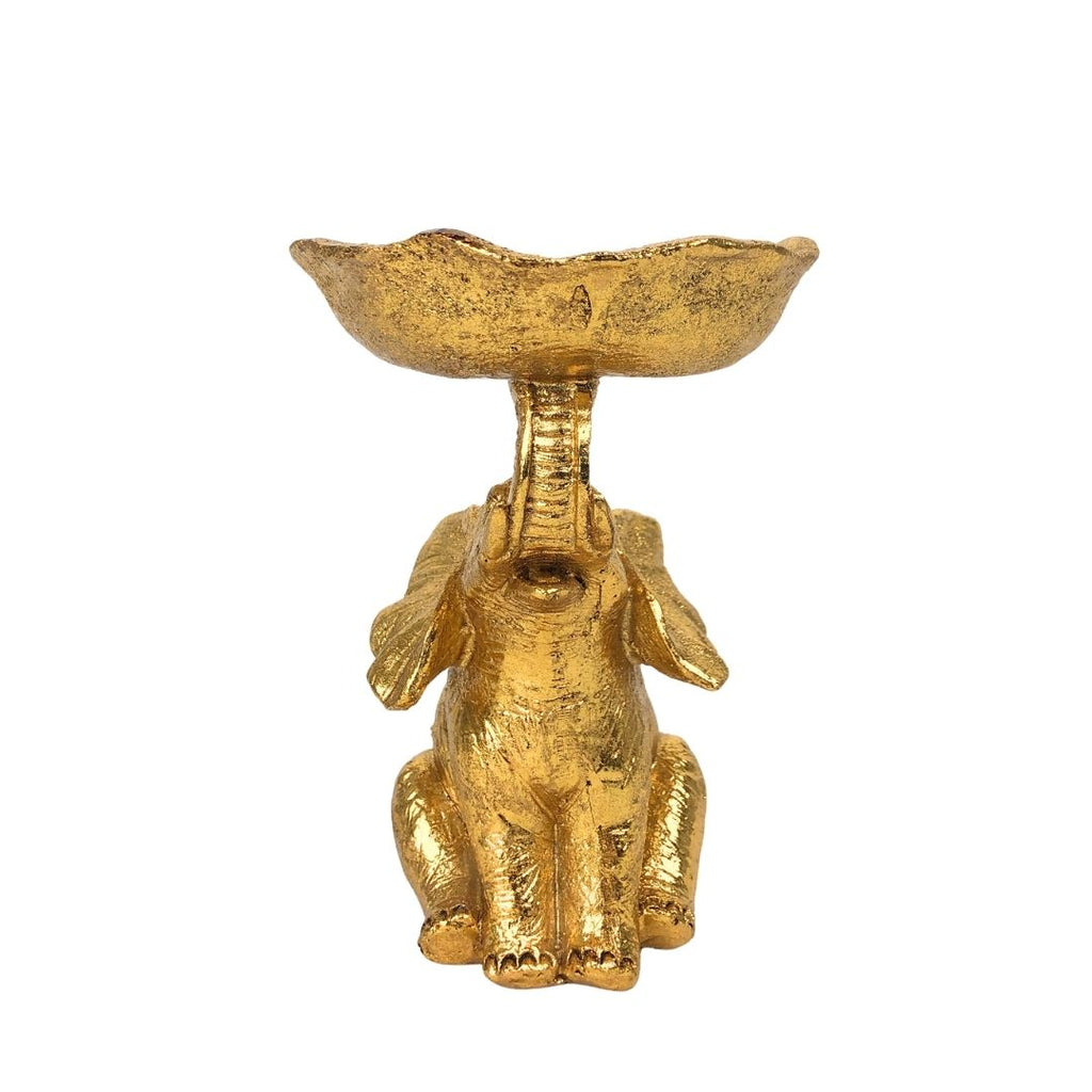 Portaincienso de Elefante Dorado