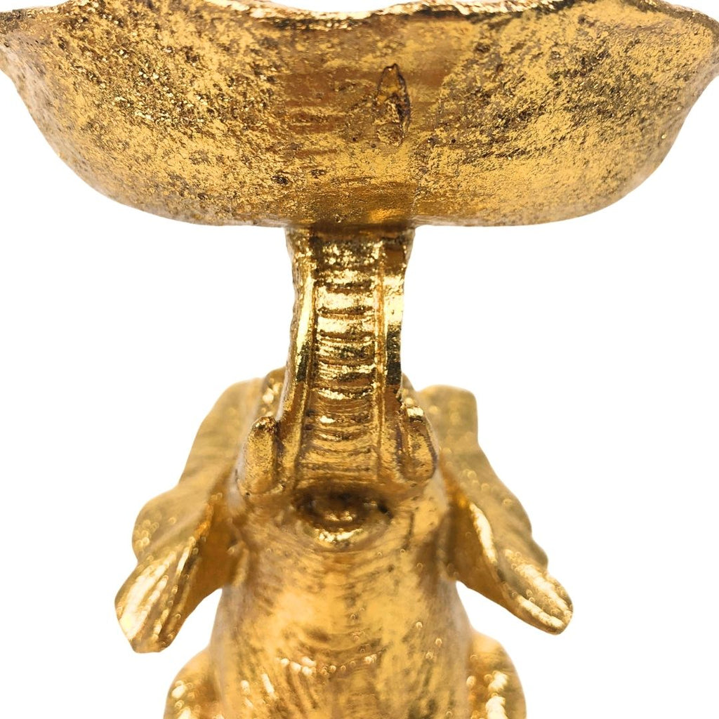 Portaincienso de Elefante Dorado