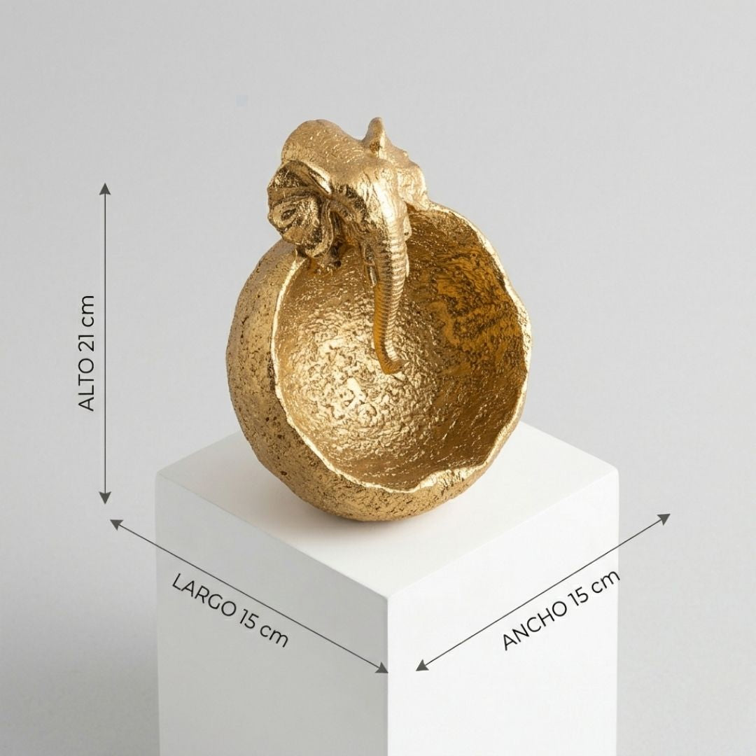 Figura Elefante Sagrado Zen dorado