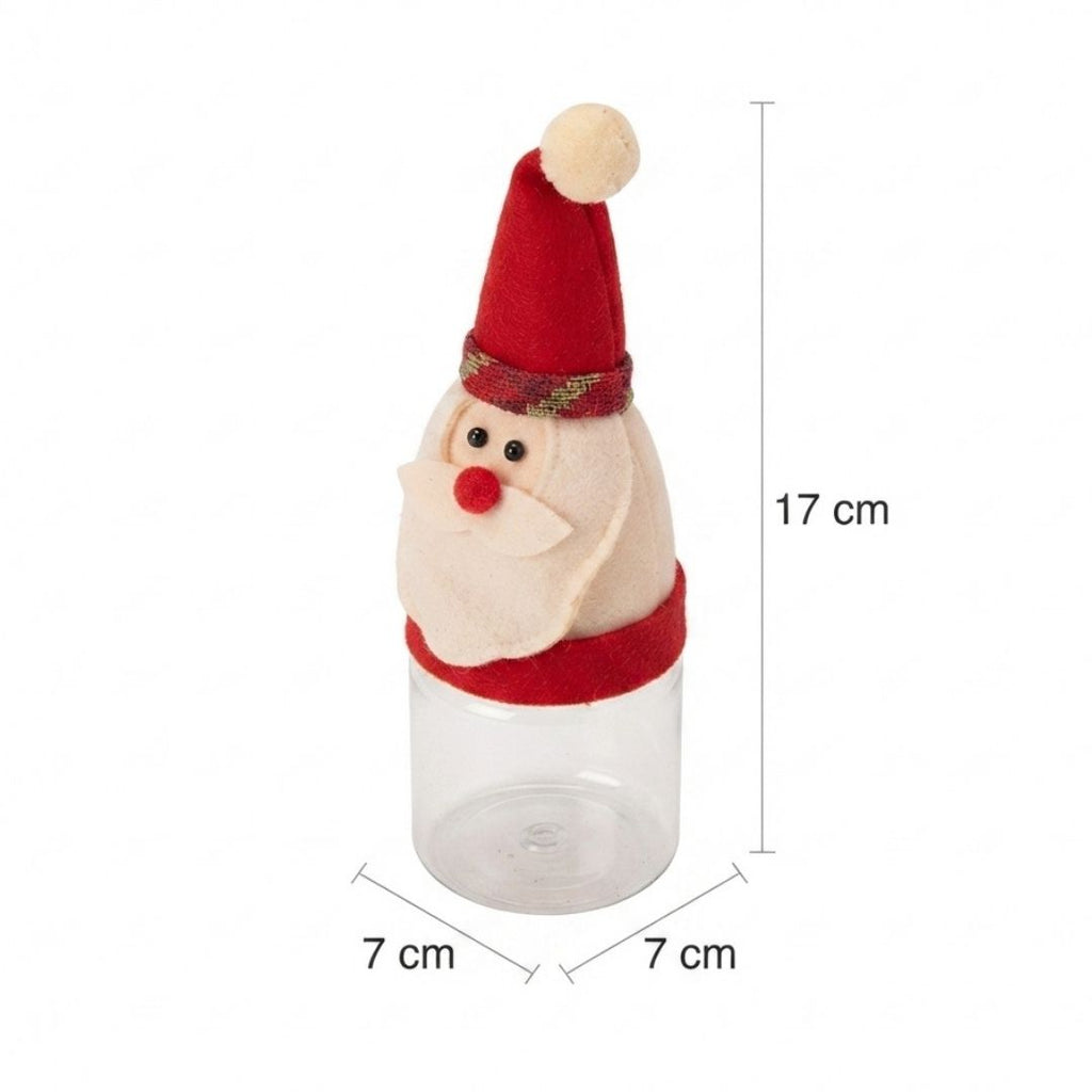 Tarro de dulces de plástico Santa Claus