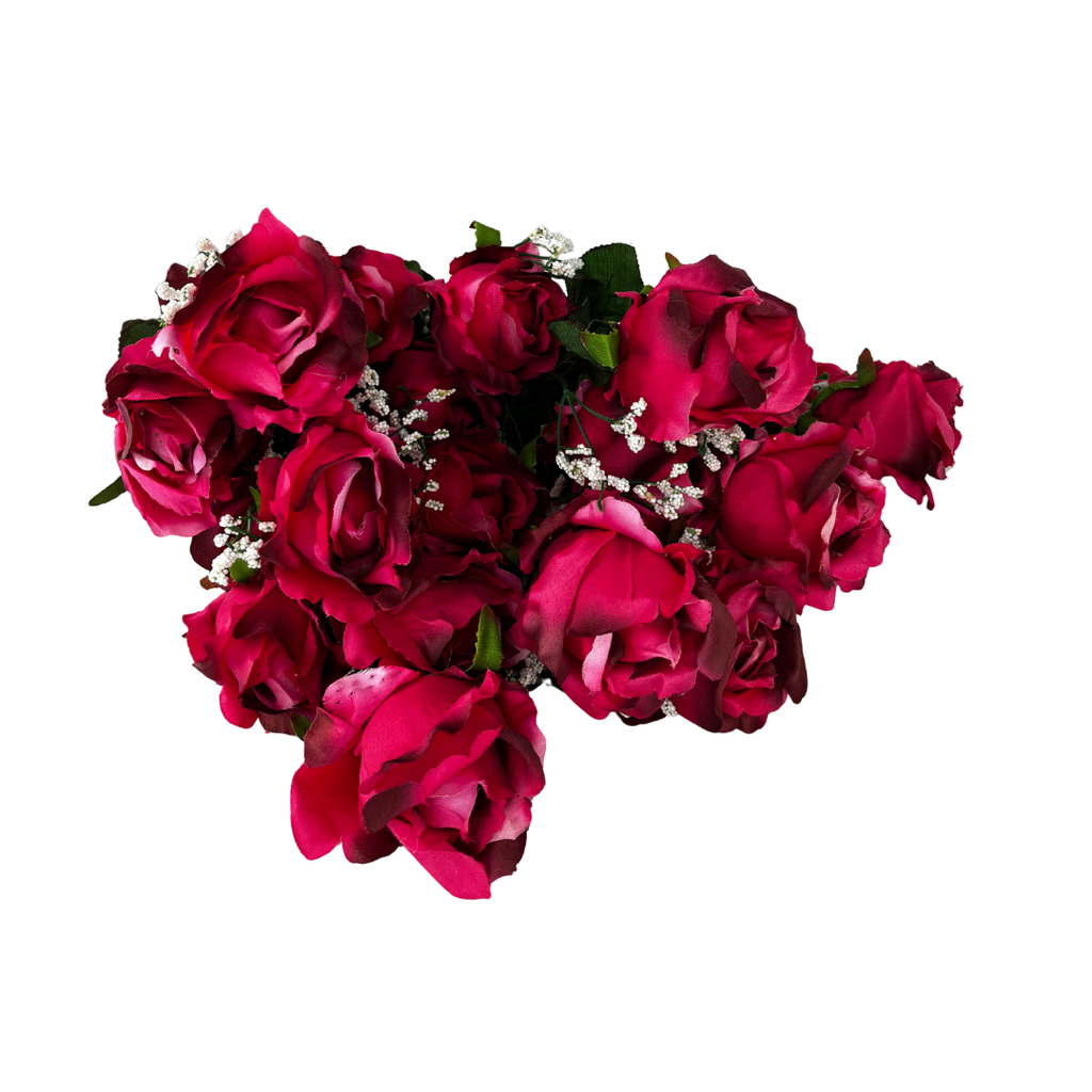 Ramo artificial rosa fucsia