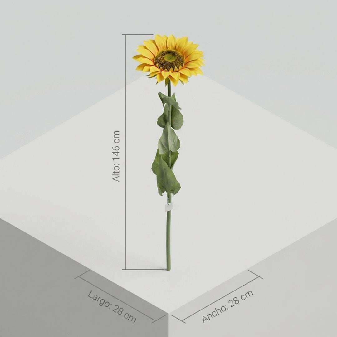 Set de 3 Girasol decorativo grande
