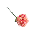 Set de 6 hortensia artificial rosa claro