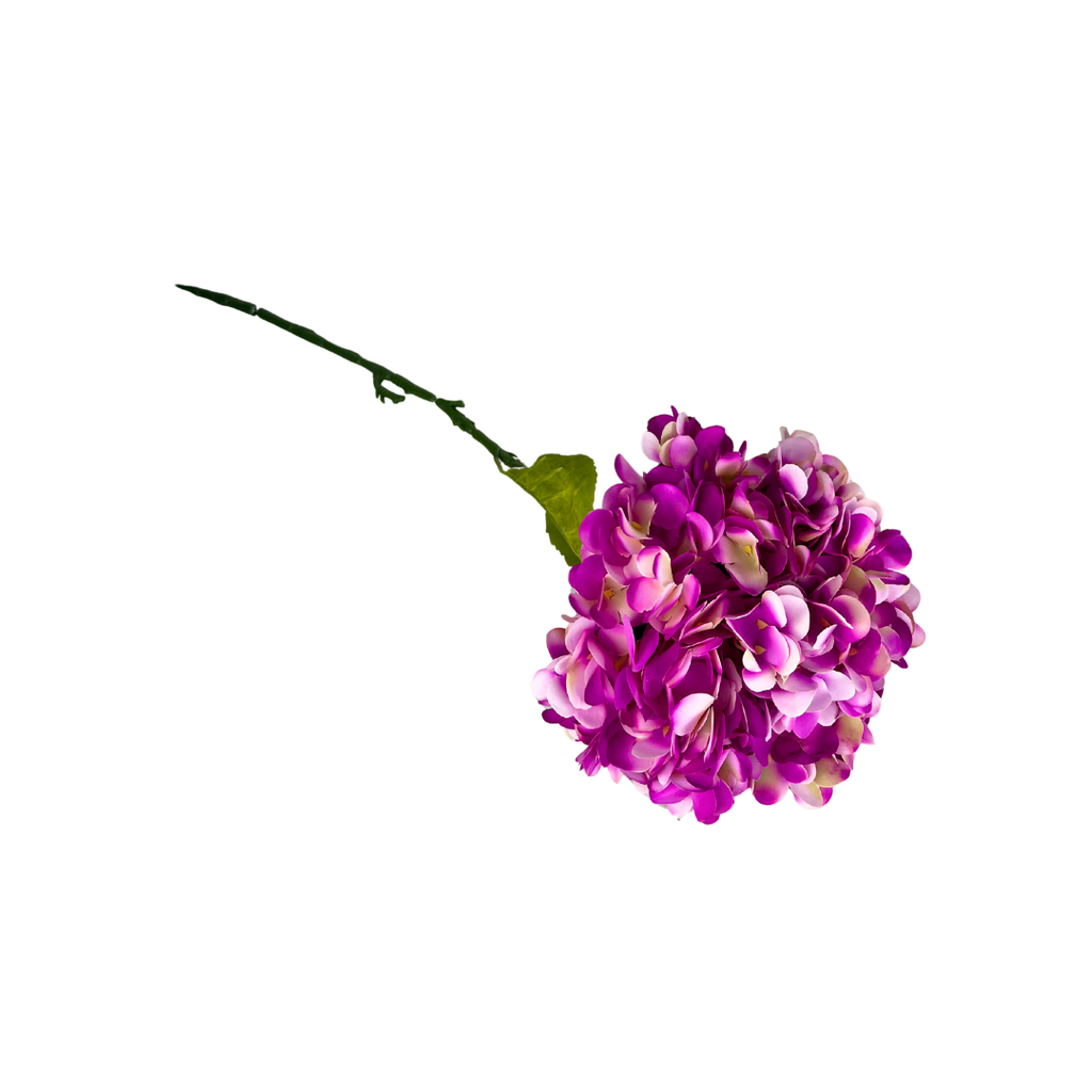 Set de 6 hortensia artificial fucsia