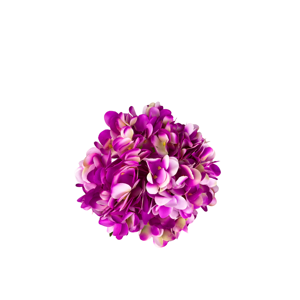 Set de 6 hortensia artificial fucsia