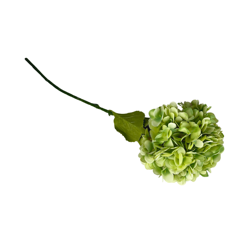Set de 6 hortensia artificial verde