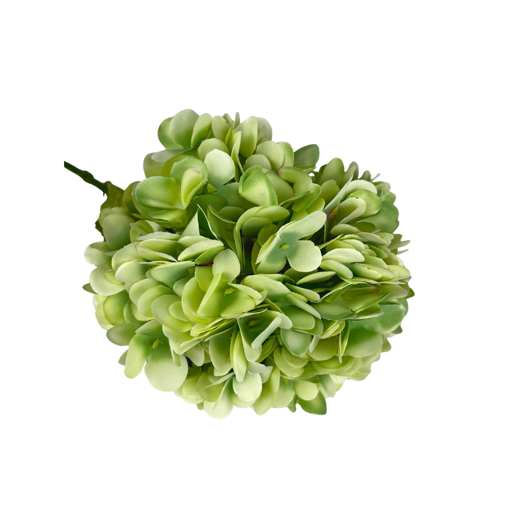 Set de 6 hortensia artificial verde