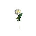 Set de 6 Flor dahlia blanca artificial