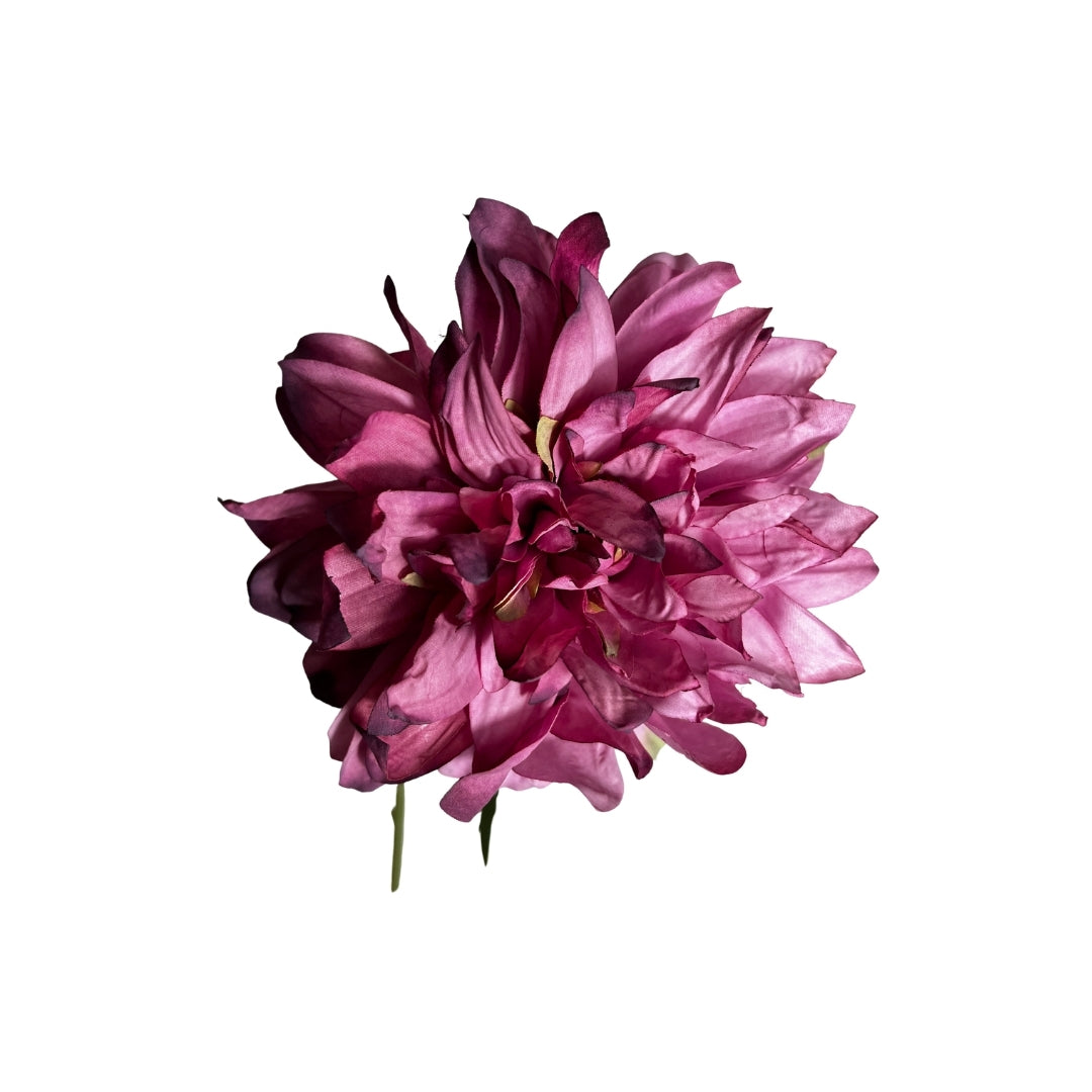 Set de 6 Flor Dahlia rosa artificial