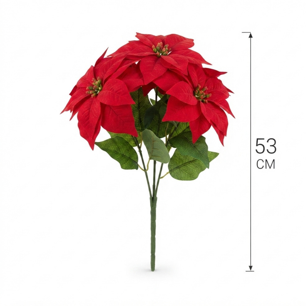 Ramo de nochebuena 53 cm