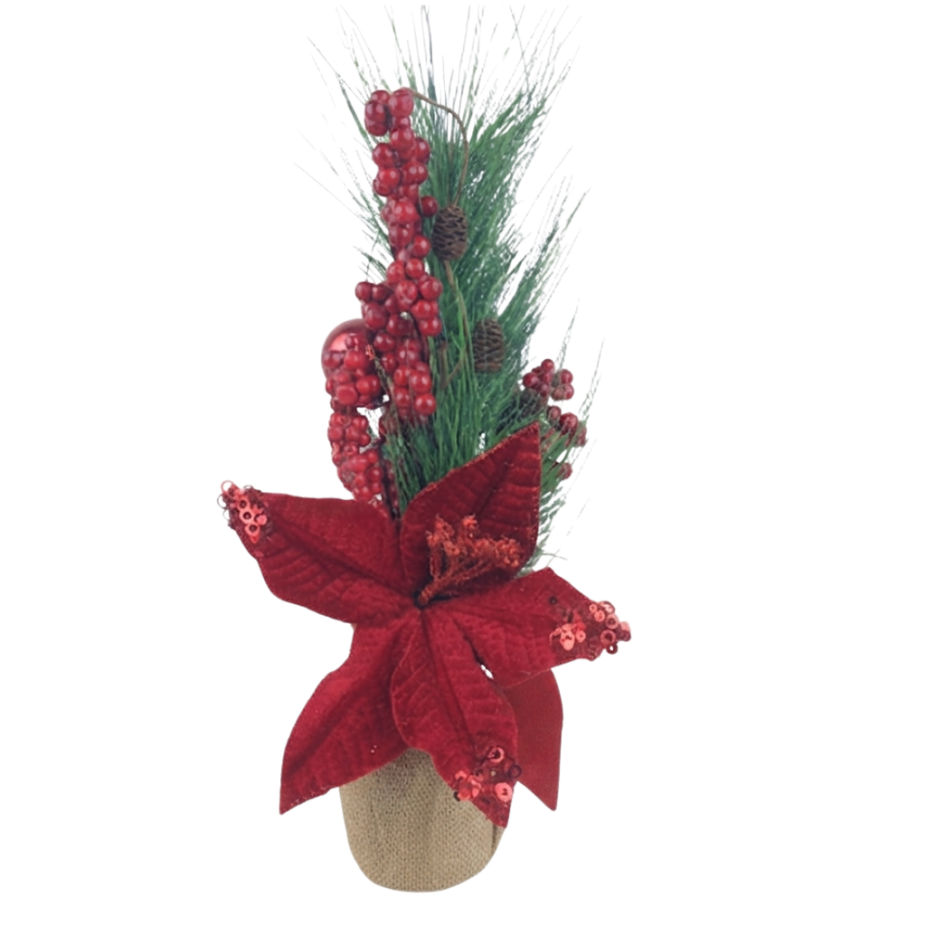 Mini árbol de navidad rústico