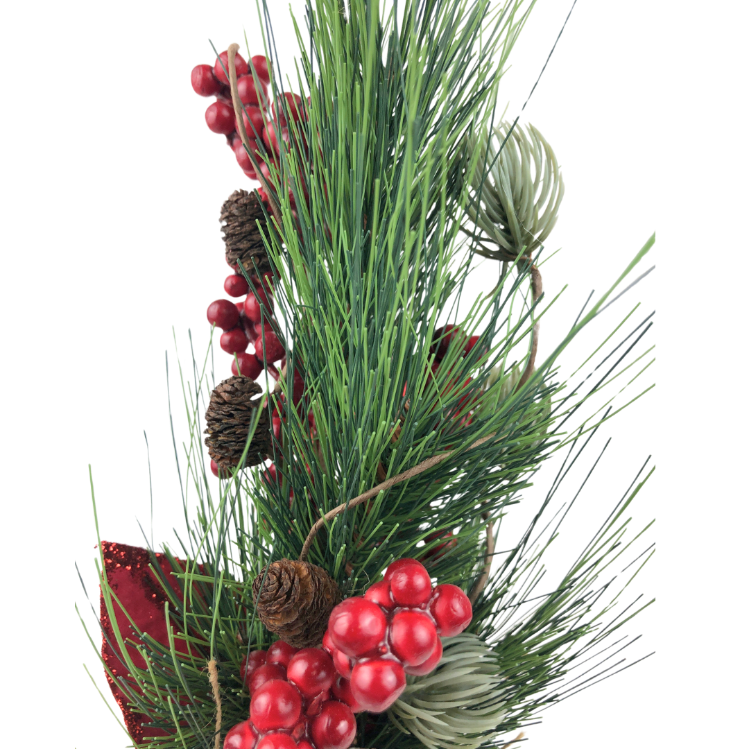 Mini árbol de navidad rústico
