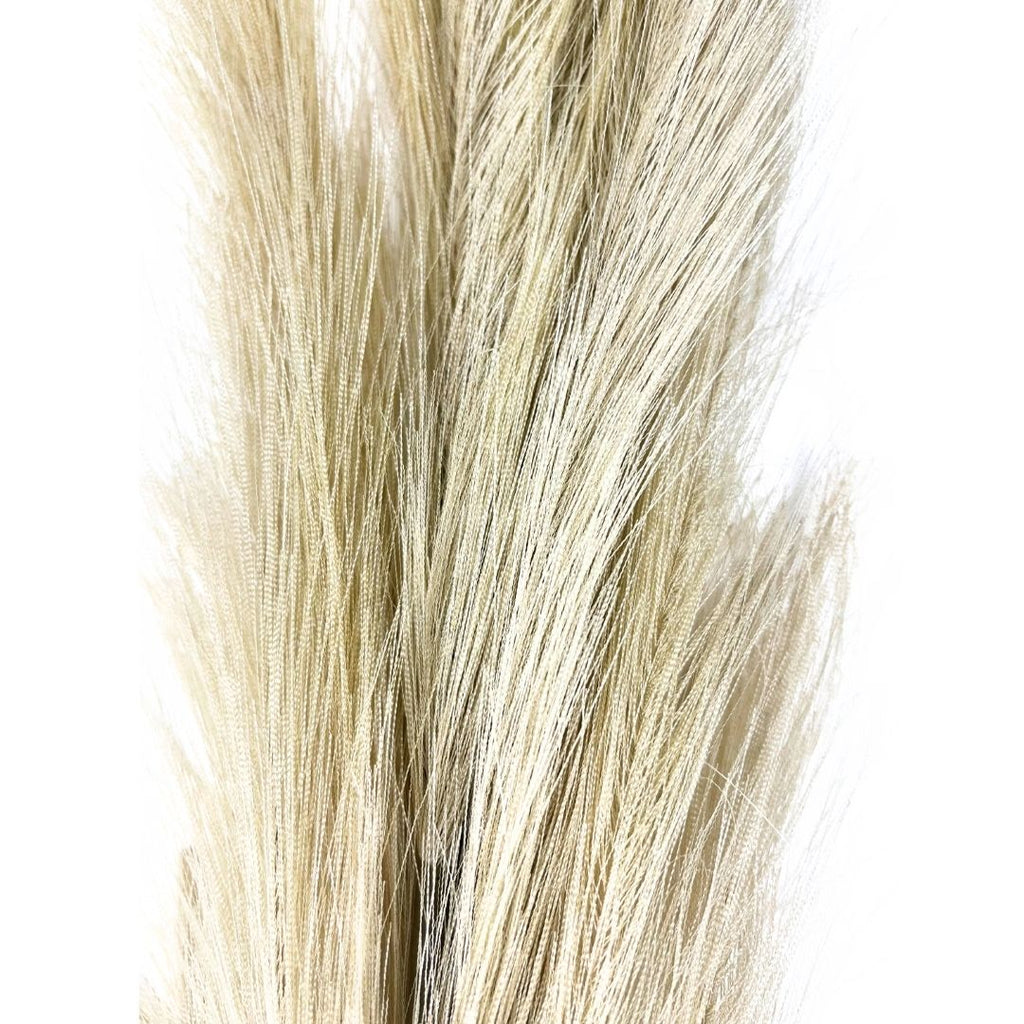Set de 6 flor pampas crema artificial