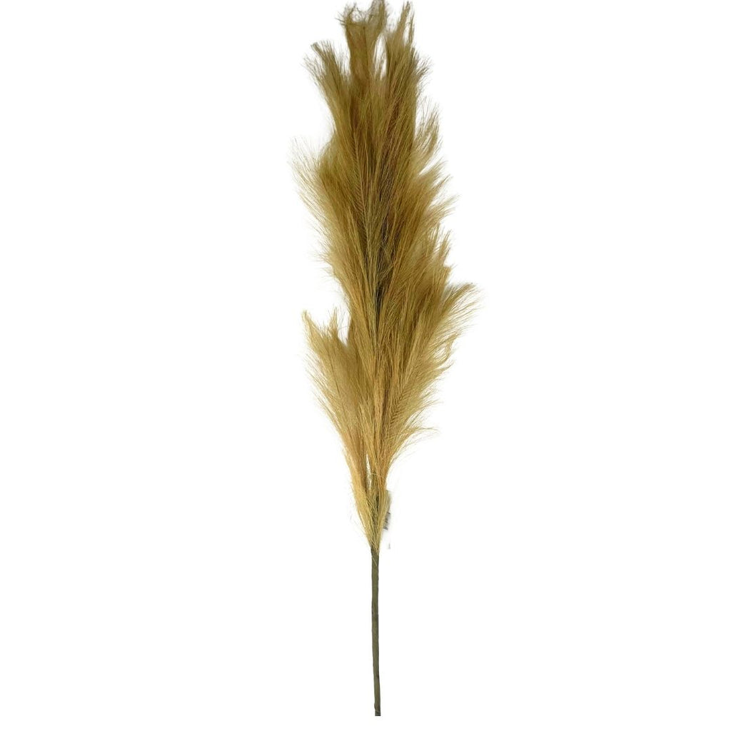 Set de 6 flor pampas dorada