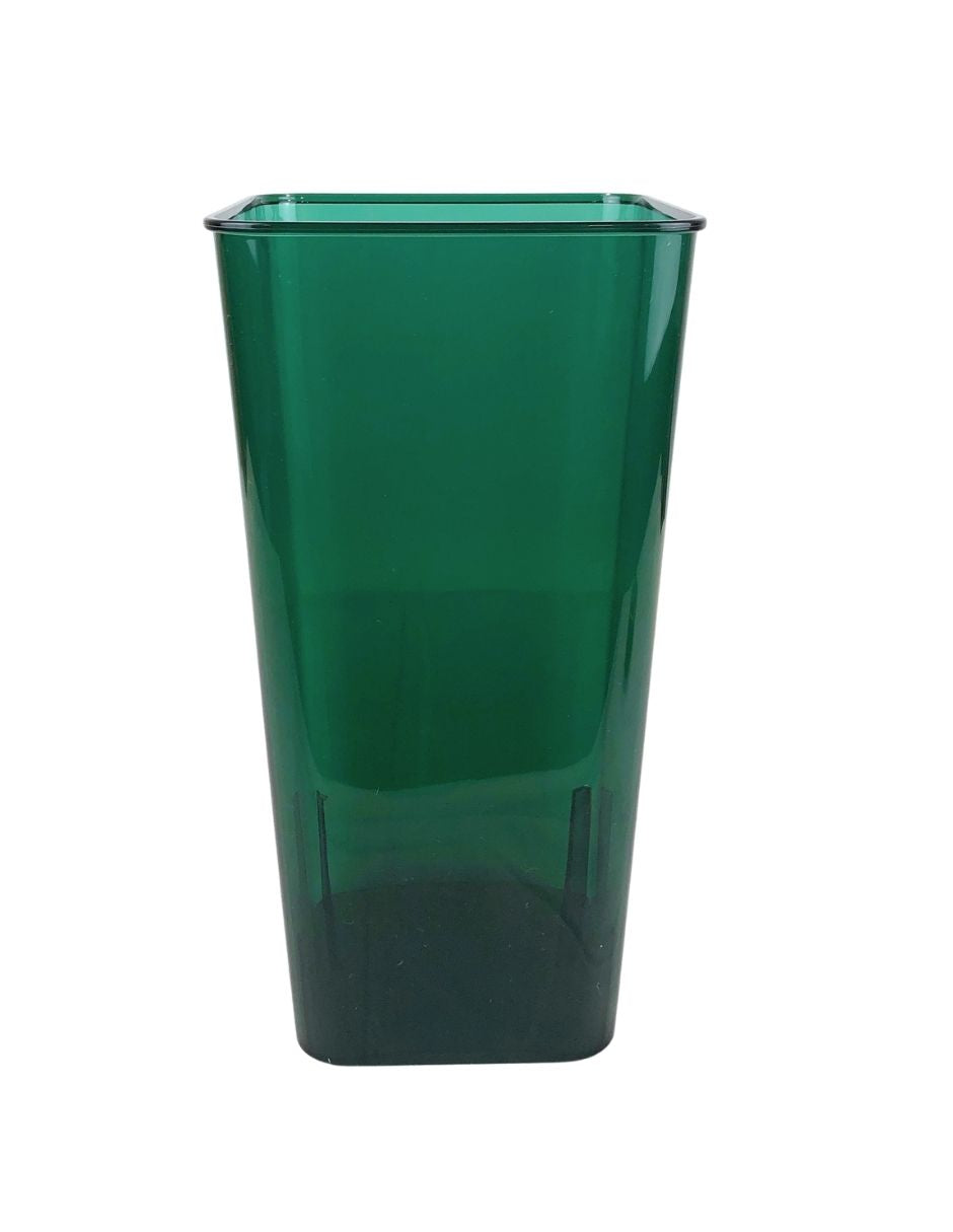 Maceta transparente verde