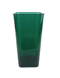 Maceta transparente verde