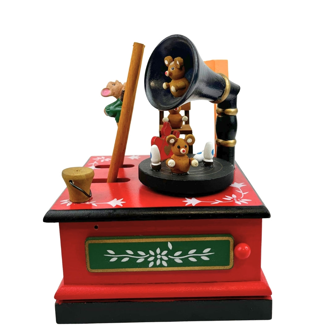 Caja de musica navideña 18cm