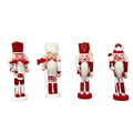 Set de cascanueces rojo-blanco