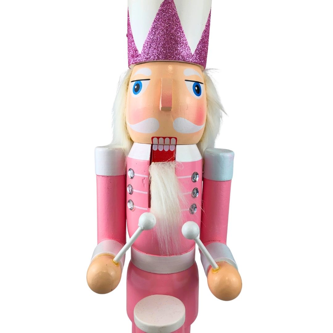 Cascanuez tambor rosa 60cm