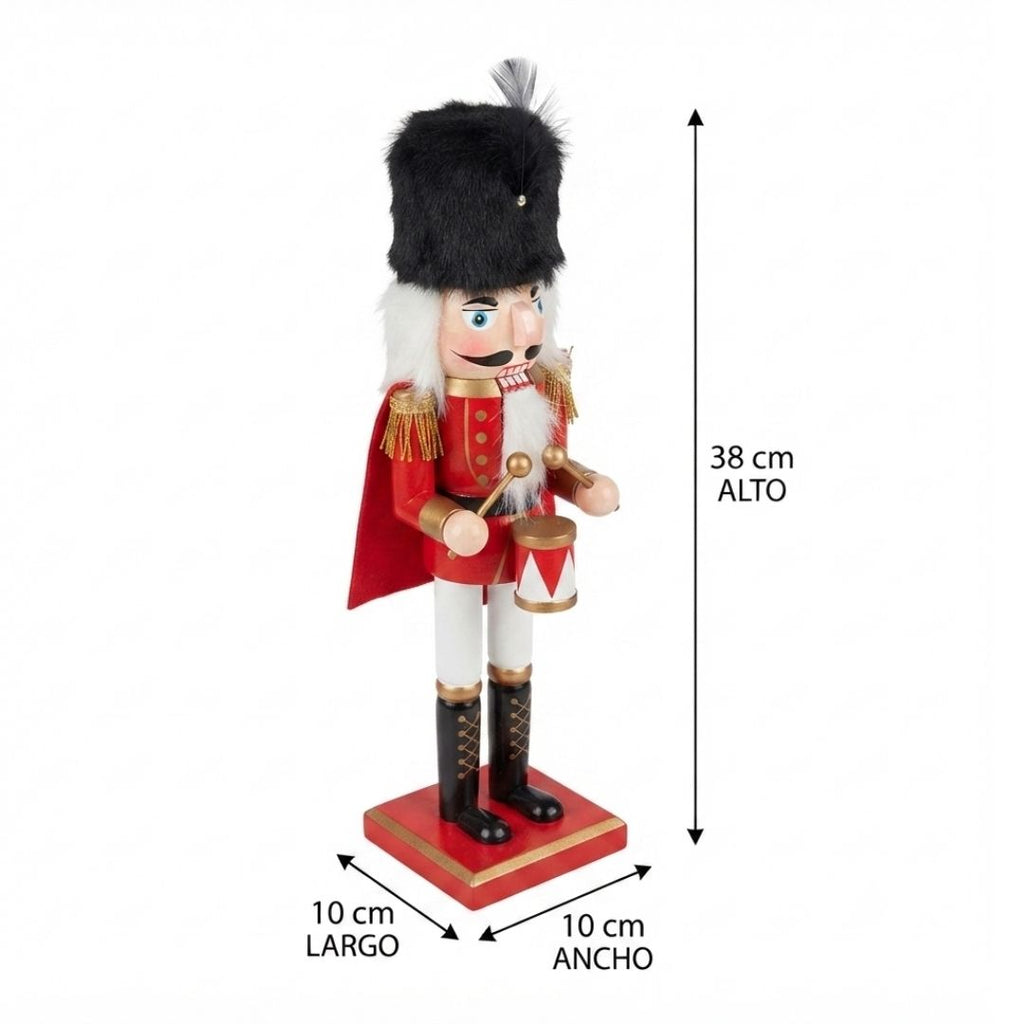 Cascanuez soldado tambor 38cm
