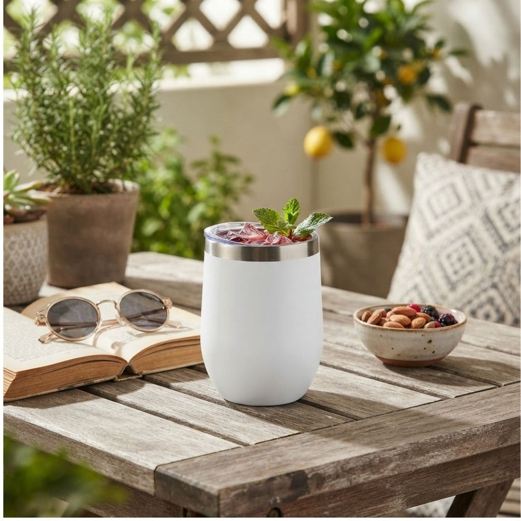 Vaso blanco 12 oz