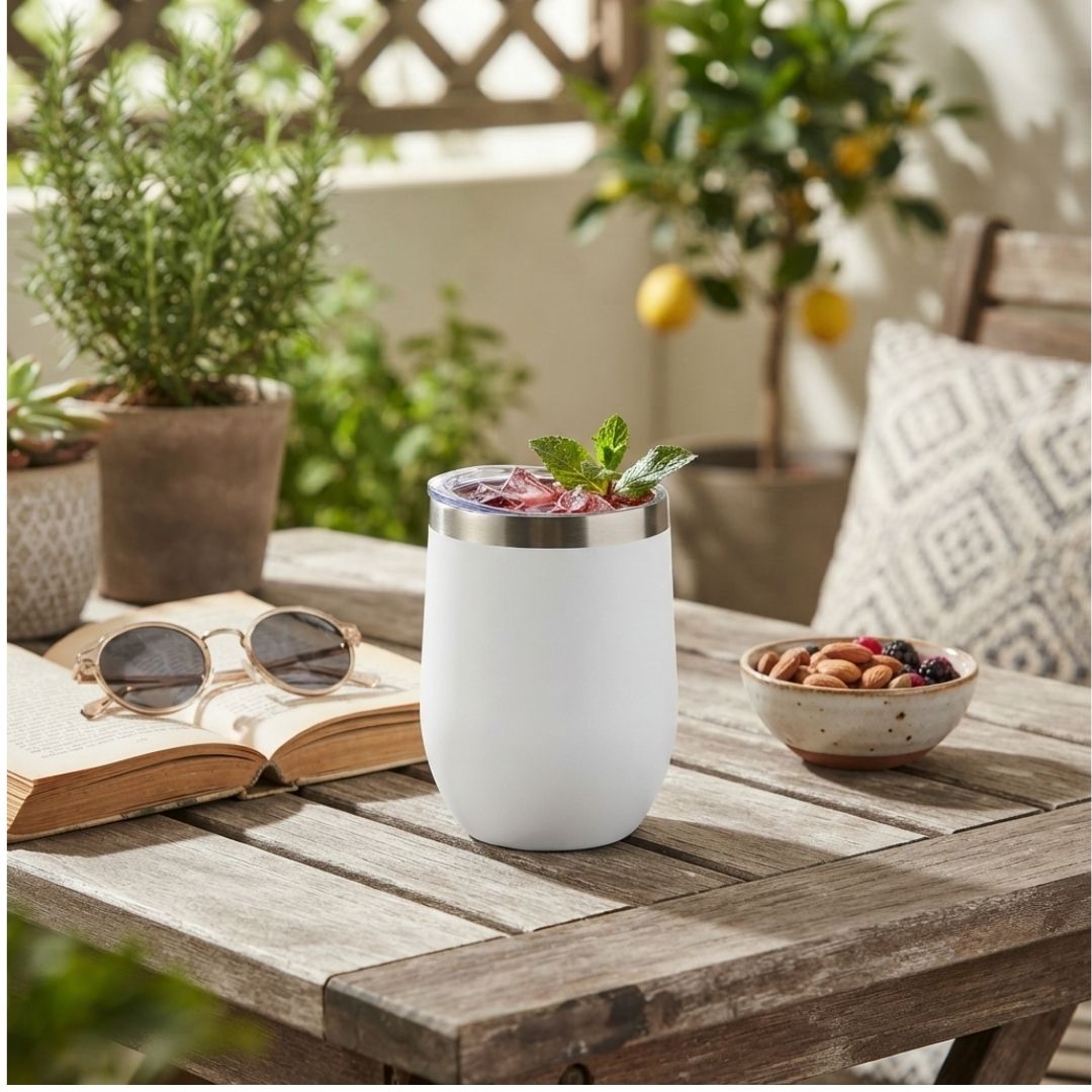 Vaso blanco 12 oz