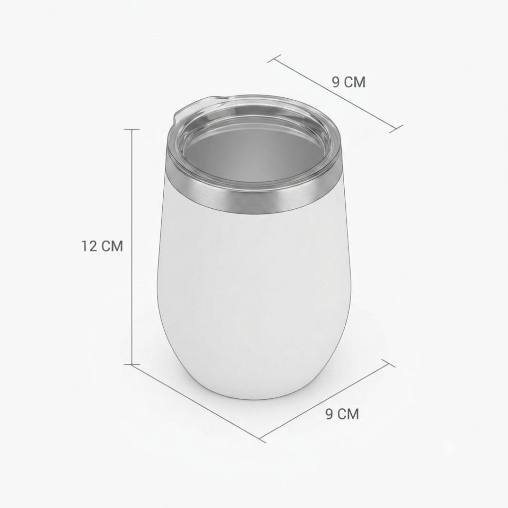 Vaso blanco 12 oz