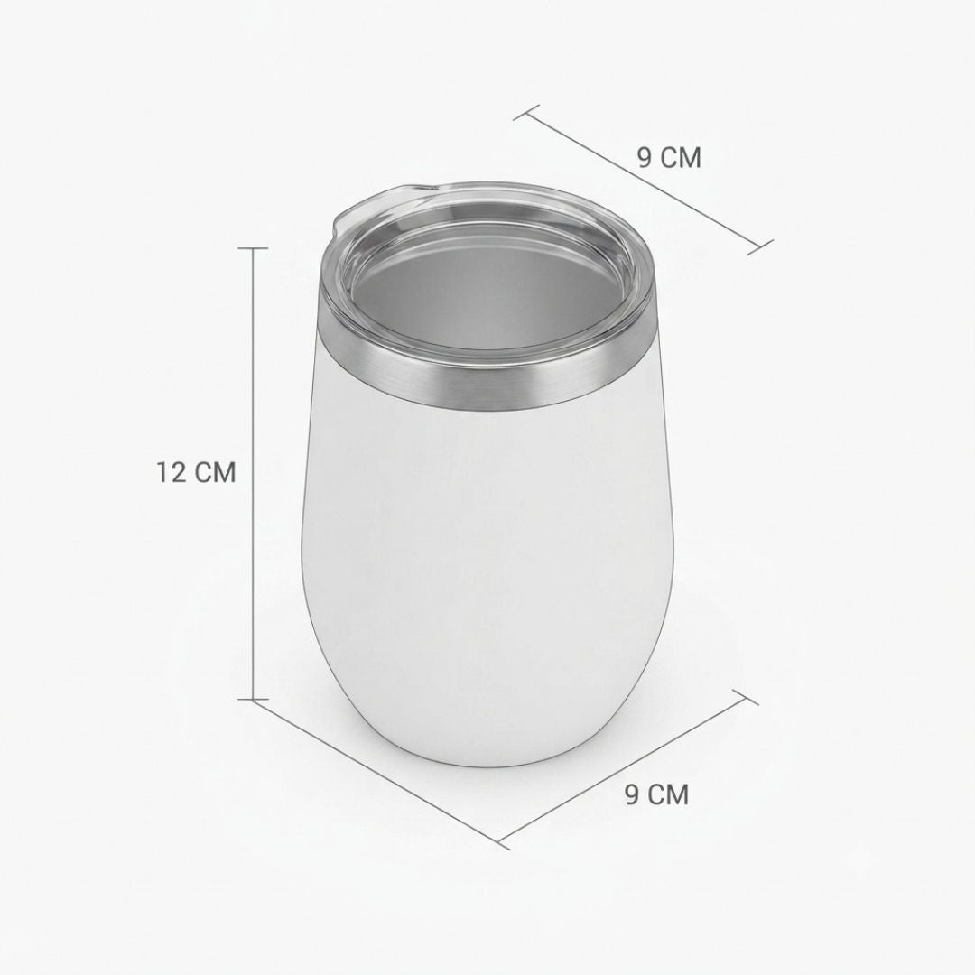 Vaso blanco 12 oz