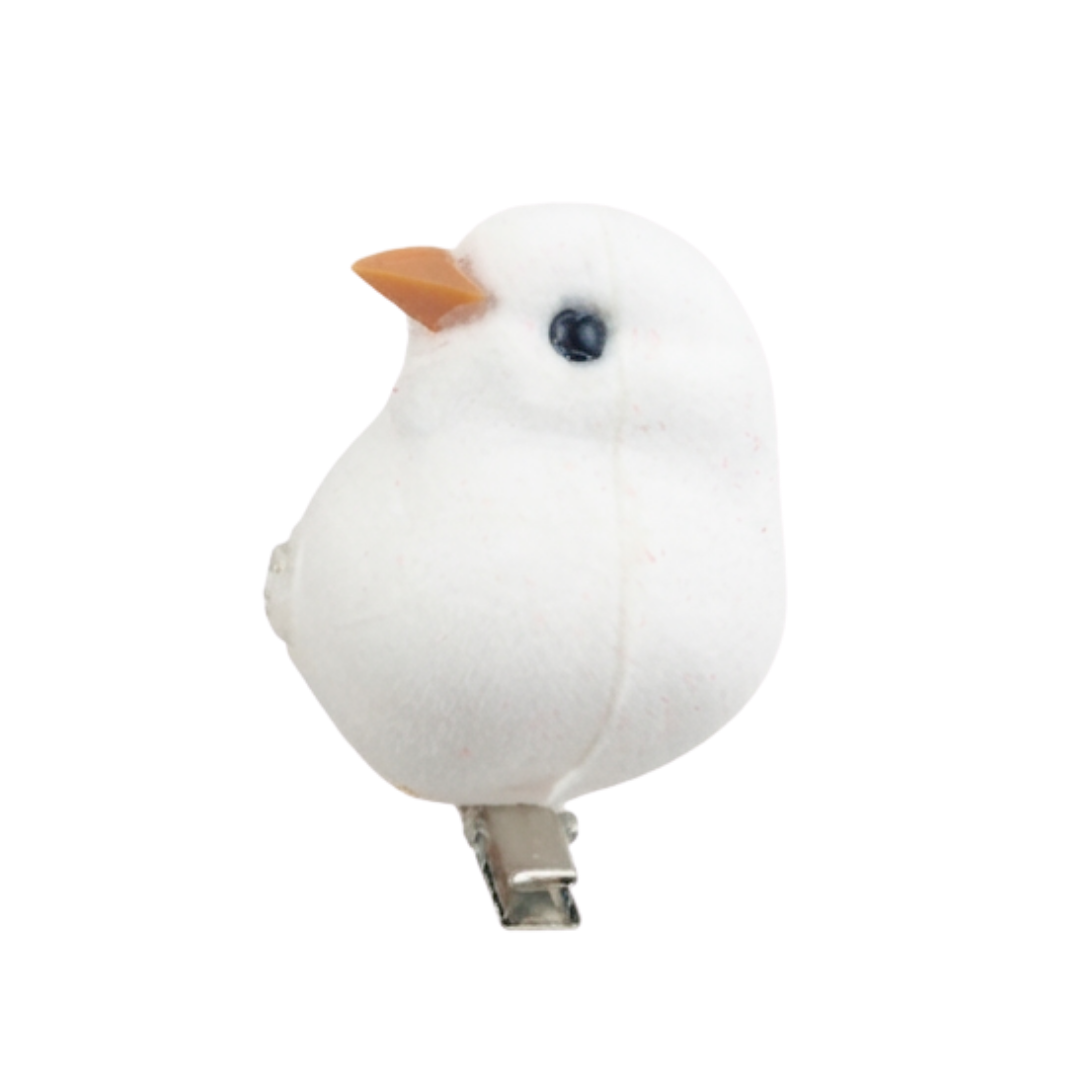 Broche de paloma blanca