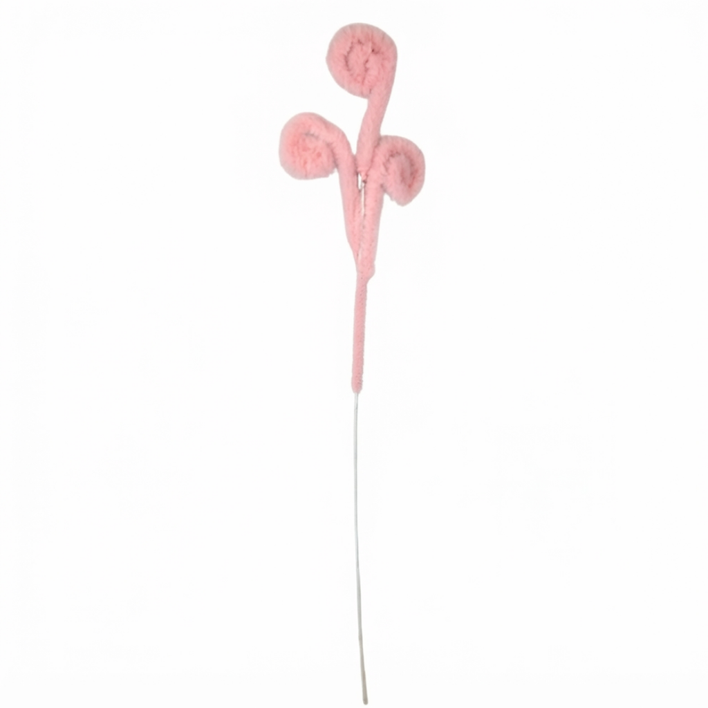 Rama de caramelo rosa artificial