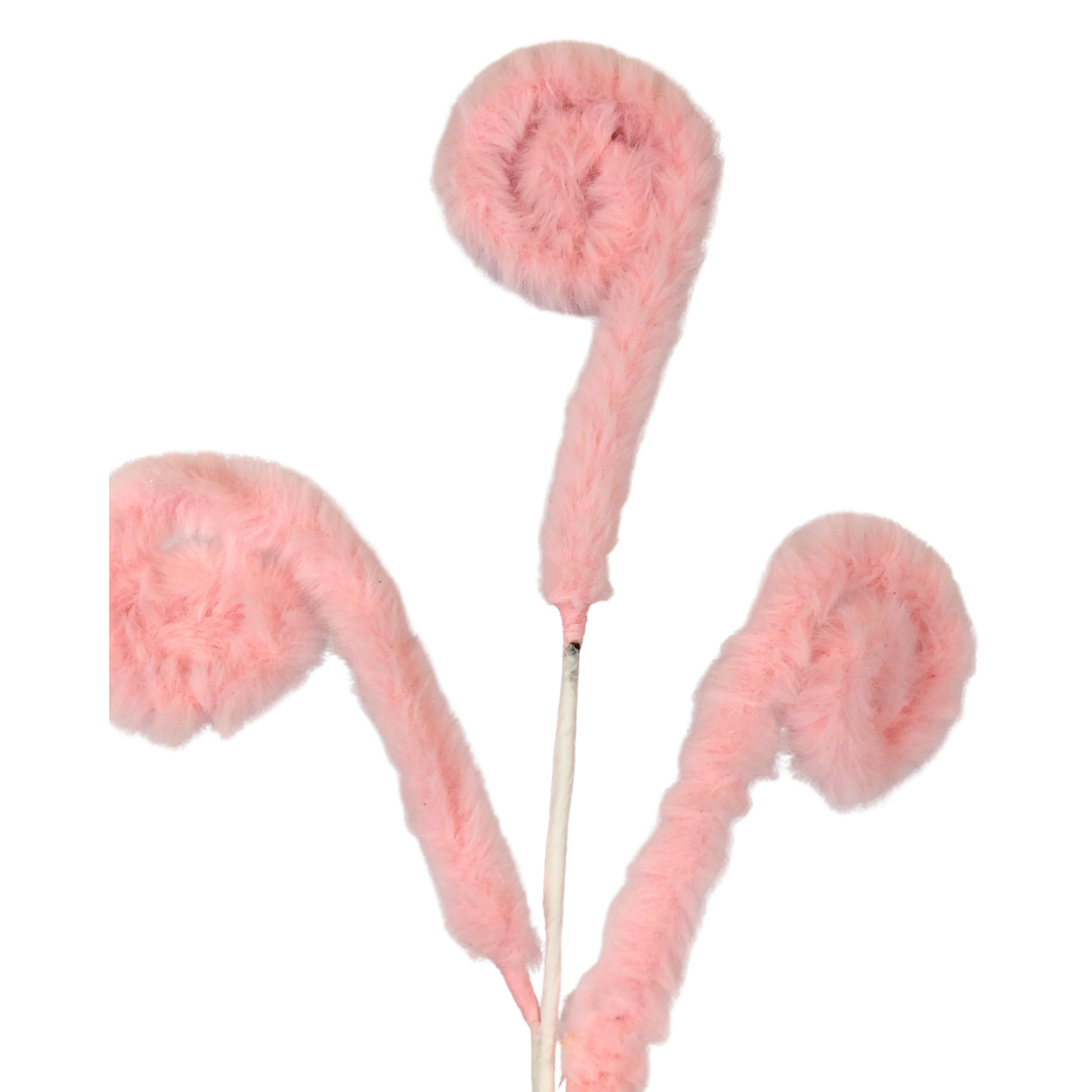 Rama de caramelo rosa artificial