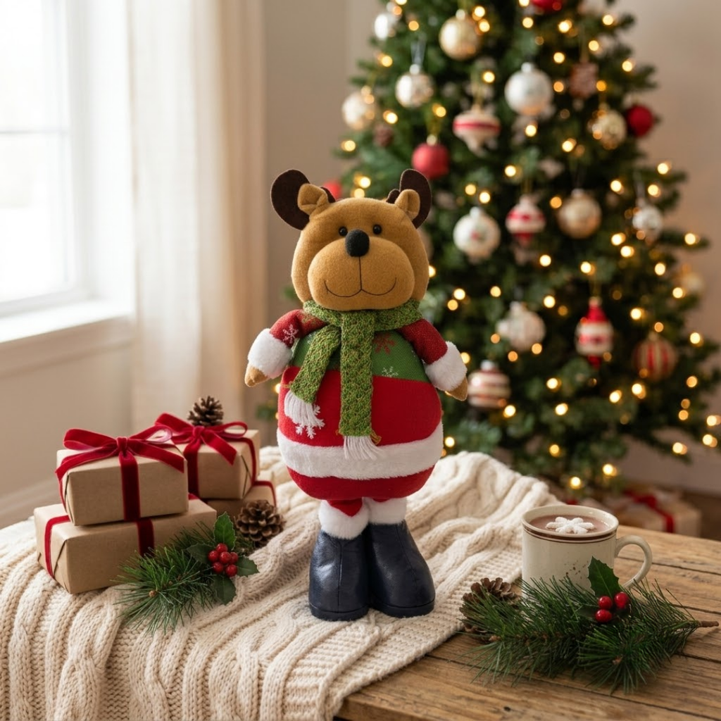 Reno de navidad extensible