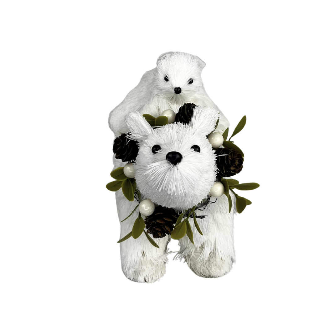 Adorno navideño osos polar