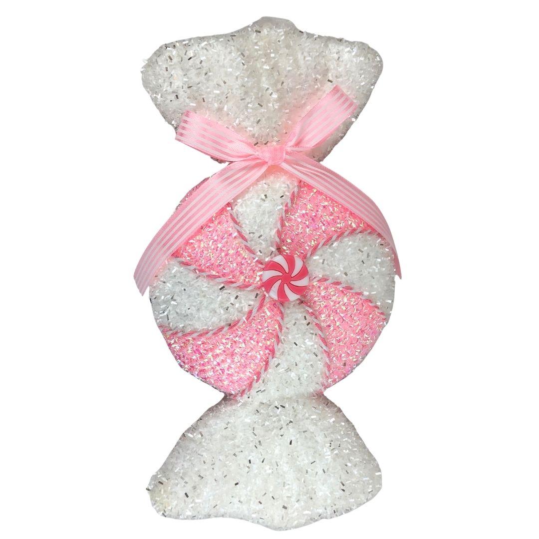 Ornamento de caramelo rosa