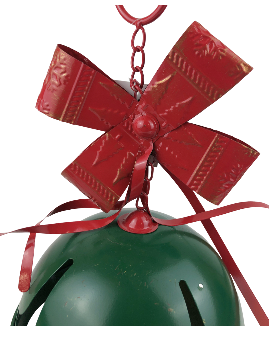 Adorno de cascabel verde