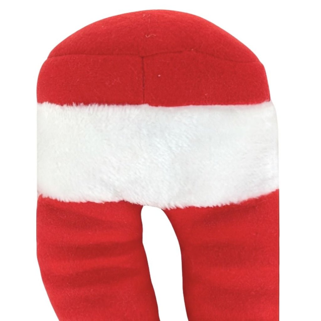 Piernas de peluche de Santa Claus