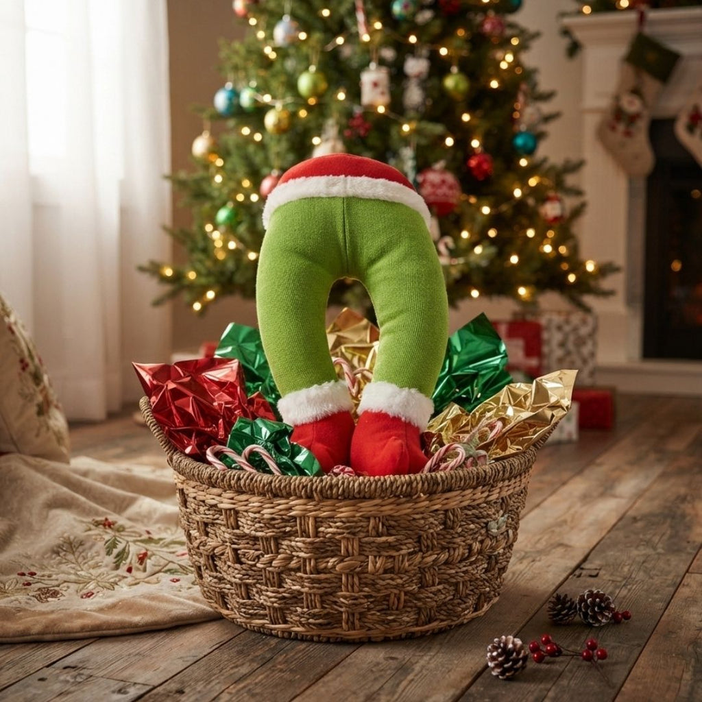 Piernas de peluche de Grinch