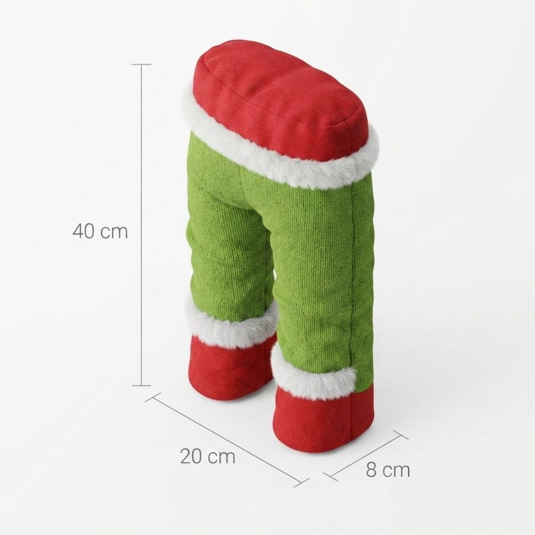 Piernas de peluche de Grinch