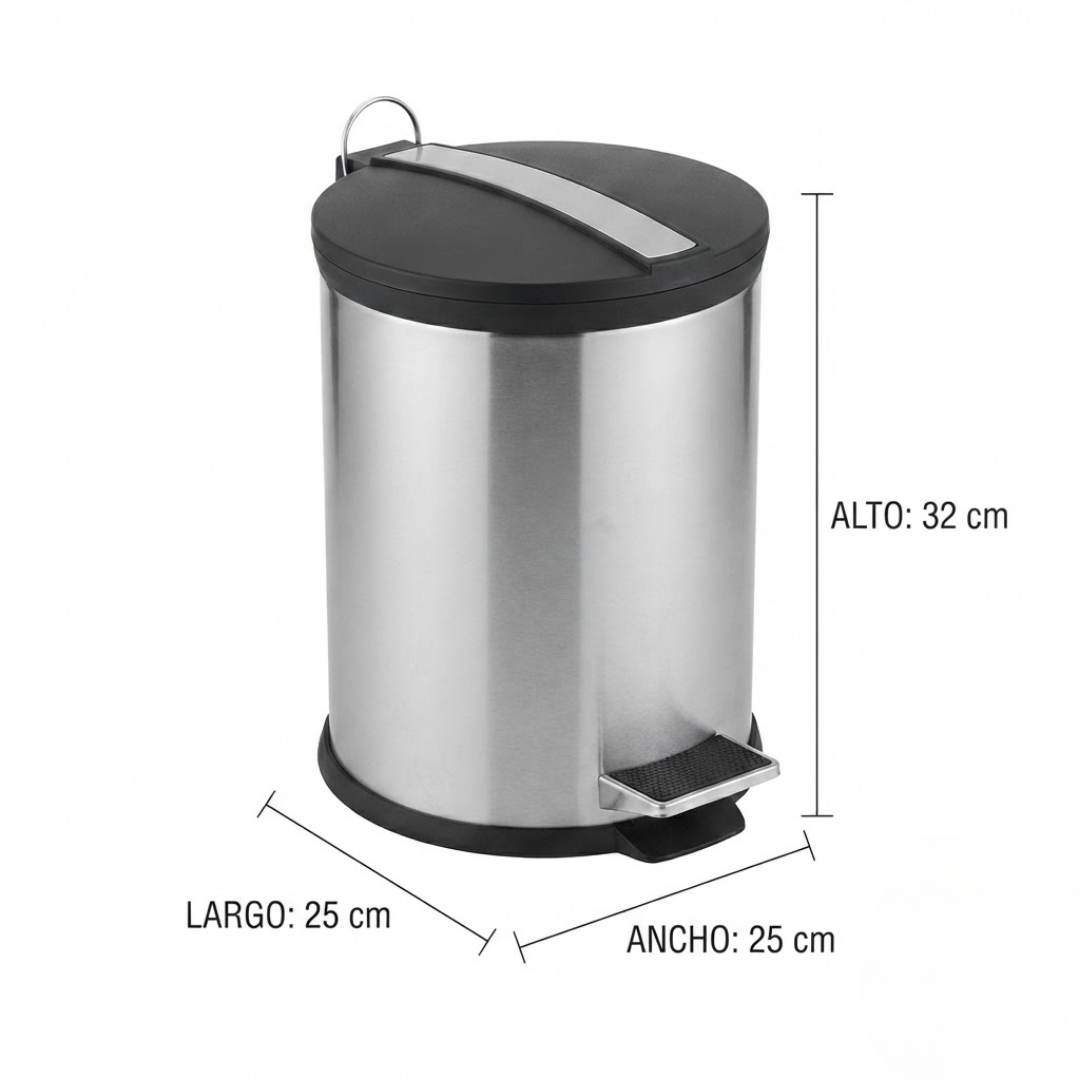 Bote de basura con pedal 8L