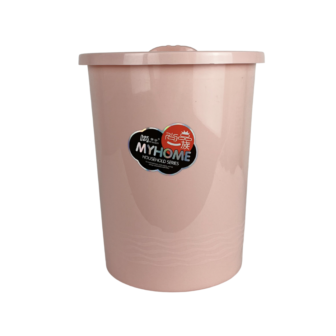 Bote de basura rosa