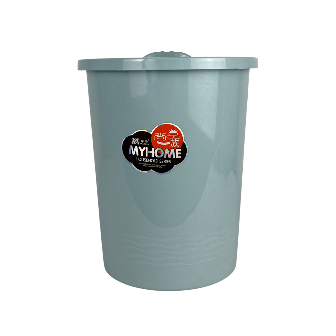 Bote de basura azul