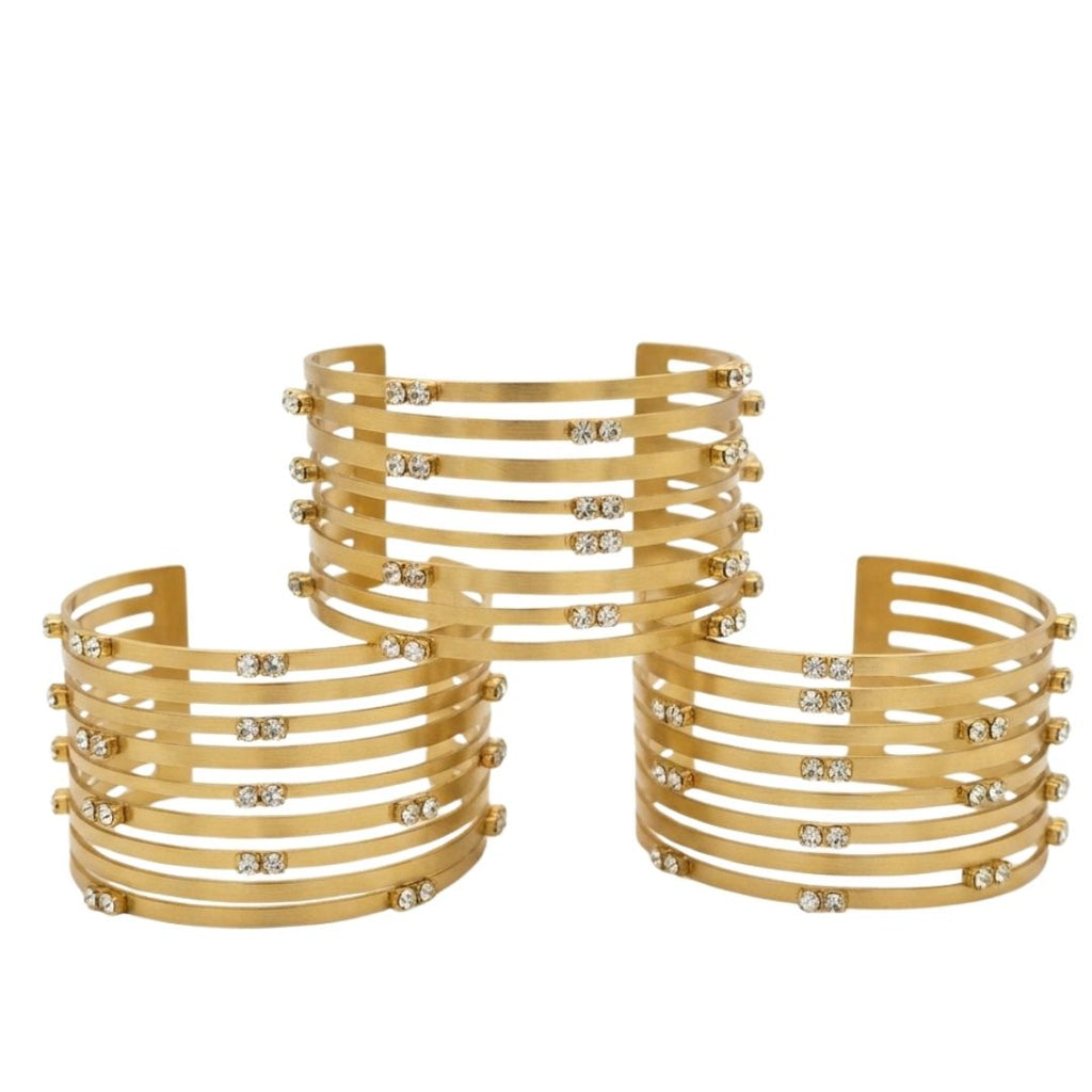Juego de anillos con gemas para servilletas