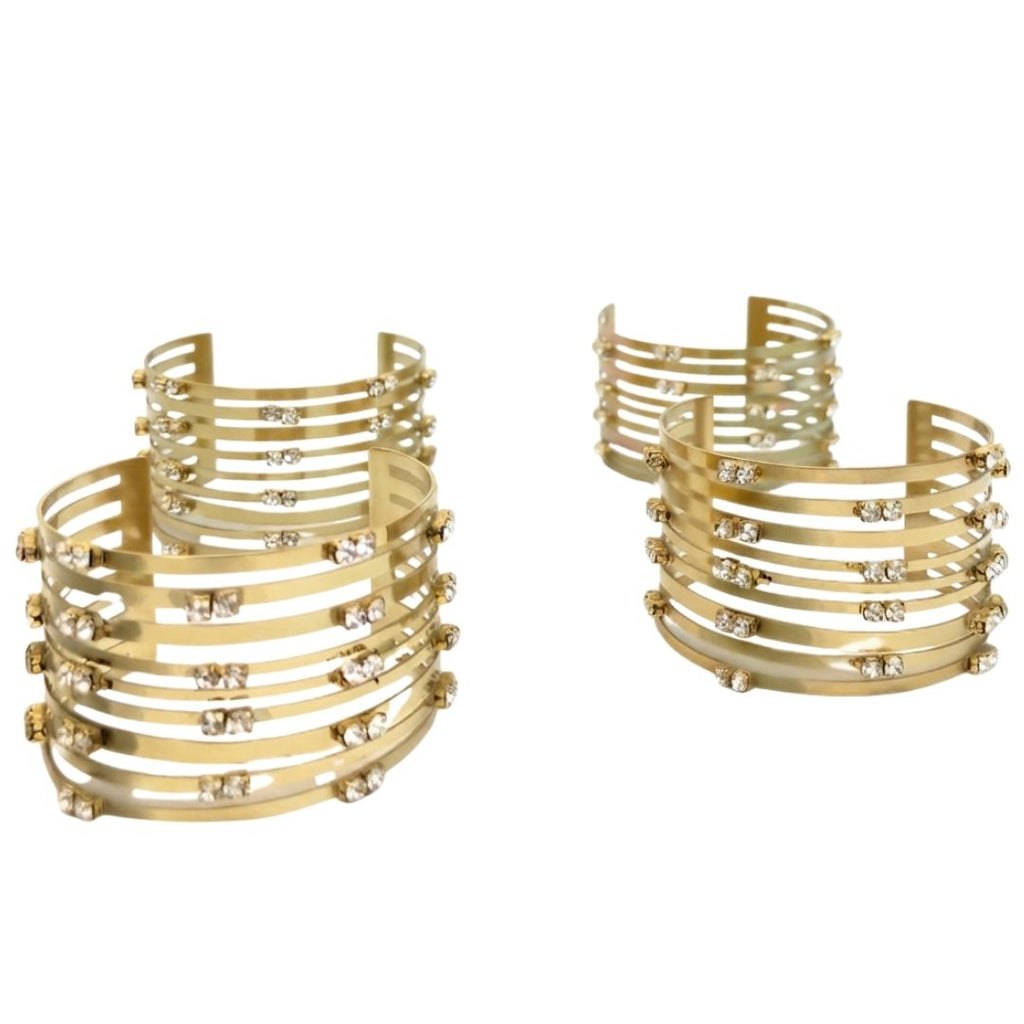 Juego de anillos con gemas para servilletas